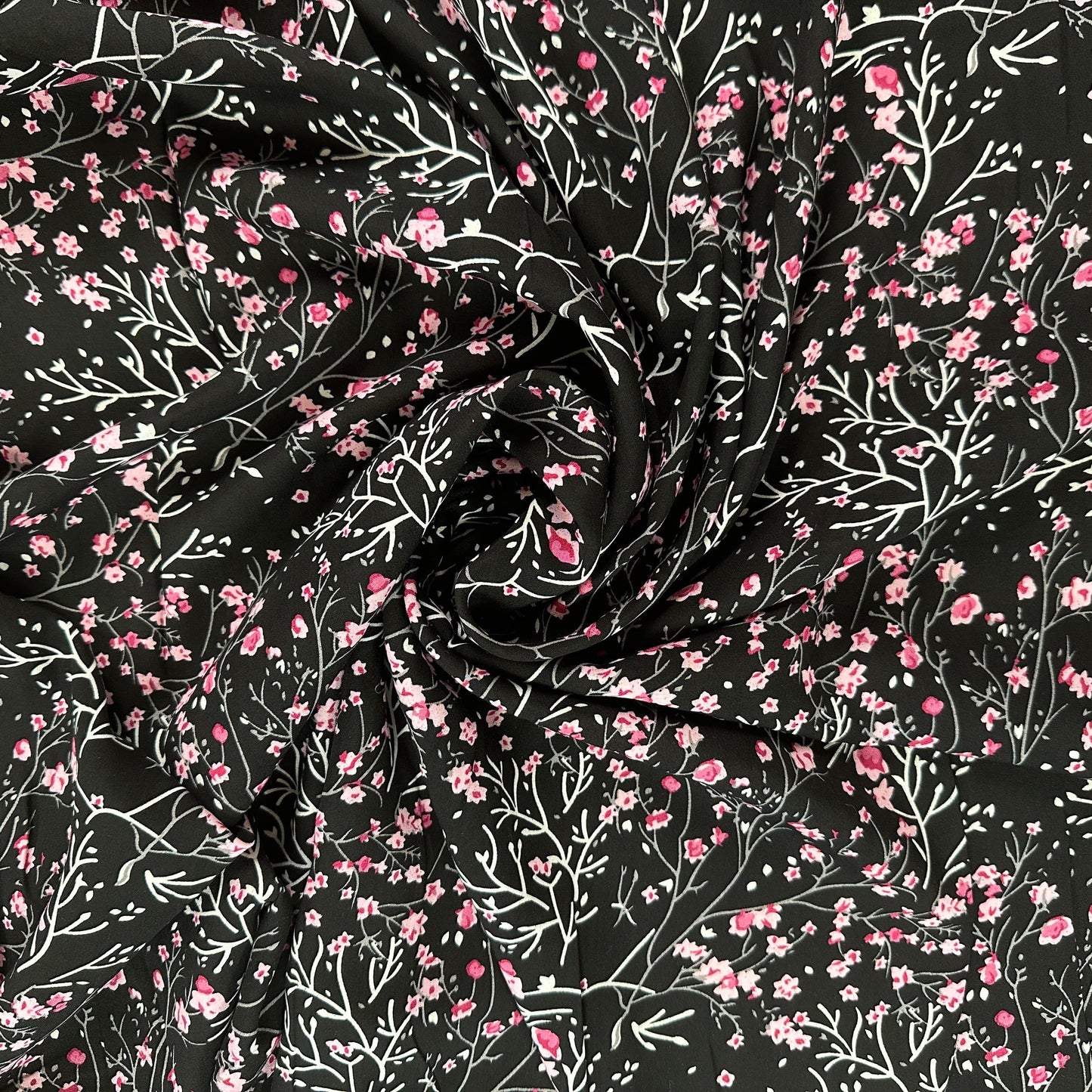 Cherry Blossom - Rayon Poplin