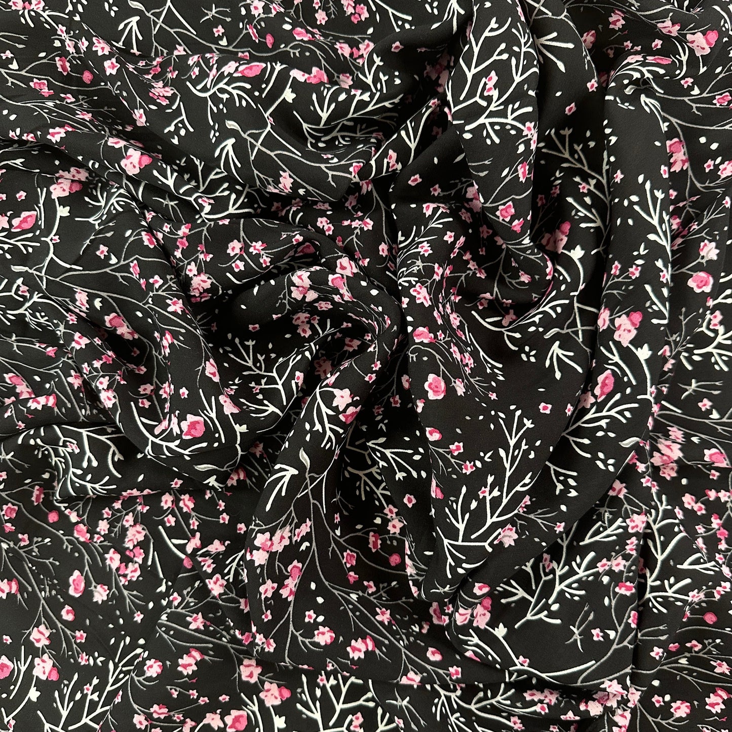 Cherry Blossom - Rayon Poplin