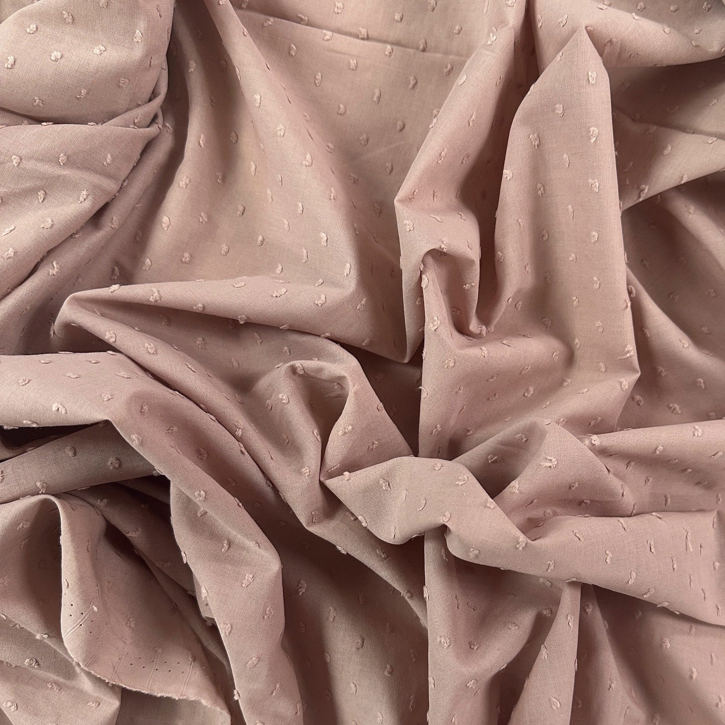 Rose - Dotted Swiss Cotton