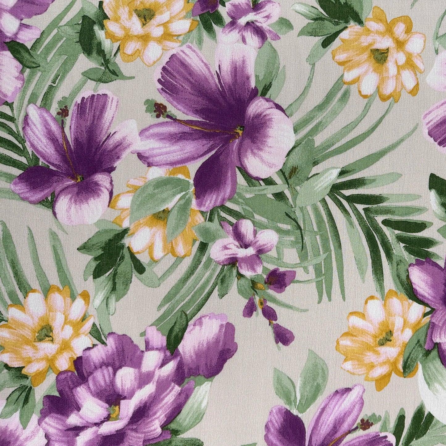Tropical Florals - Viscose Rayon Crepon