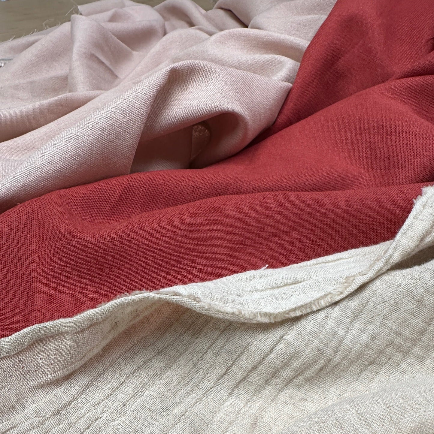 Natural - Cotton & Linen Double Gauze
