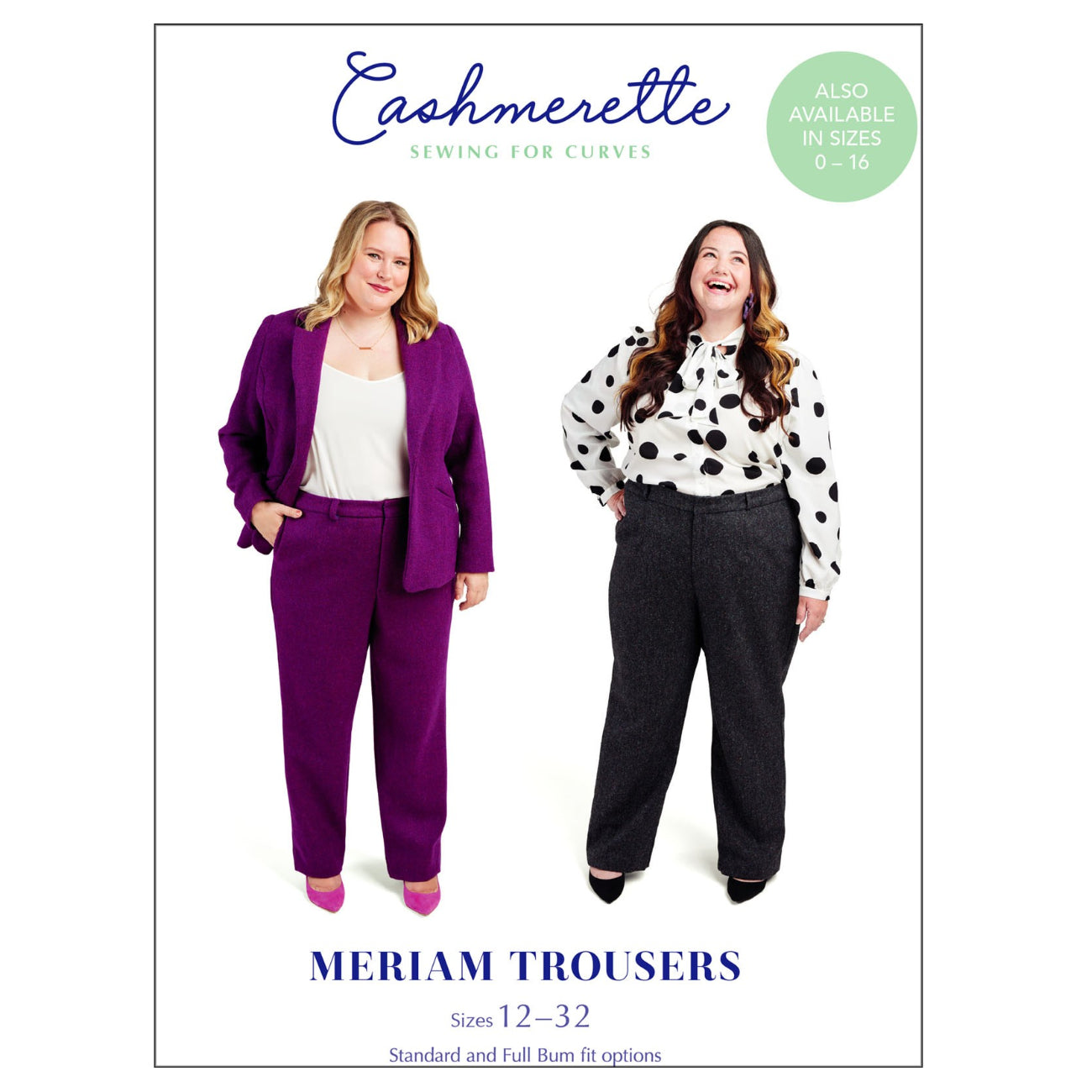 Meriam Trousers - 12-32 - By Cashmerette