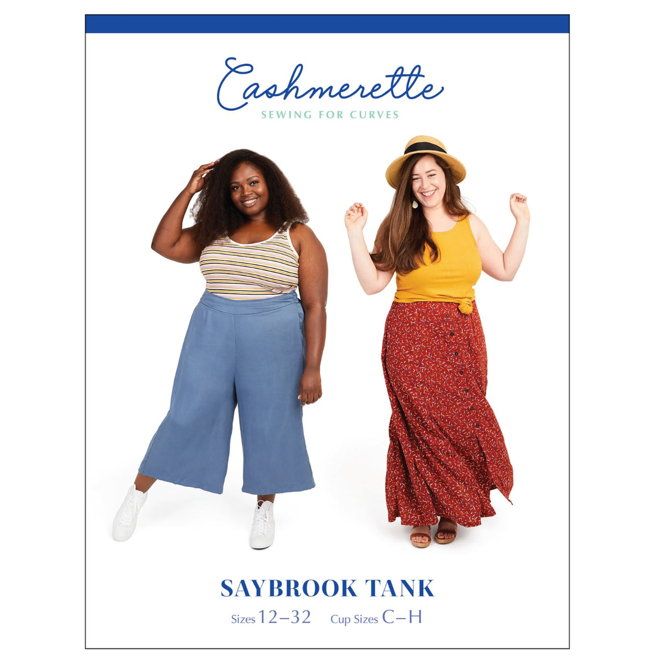 Saybrook Tank - sizes 12-32 - By Cashmerette