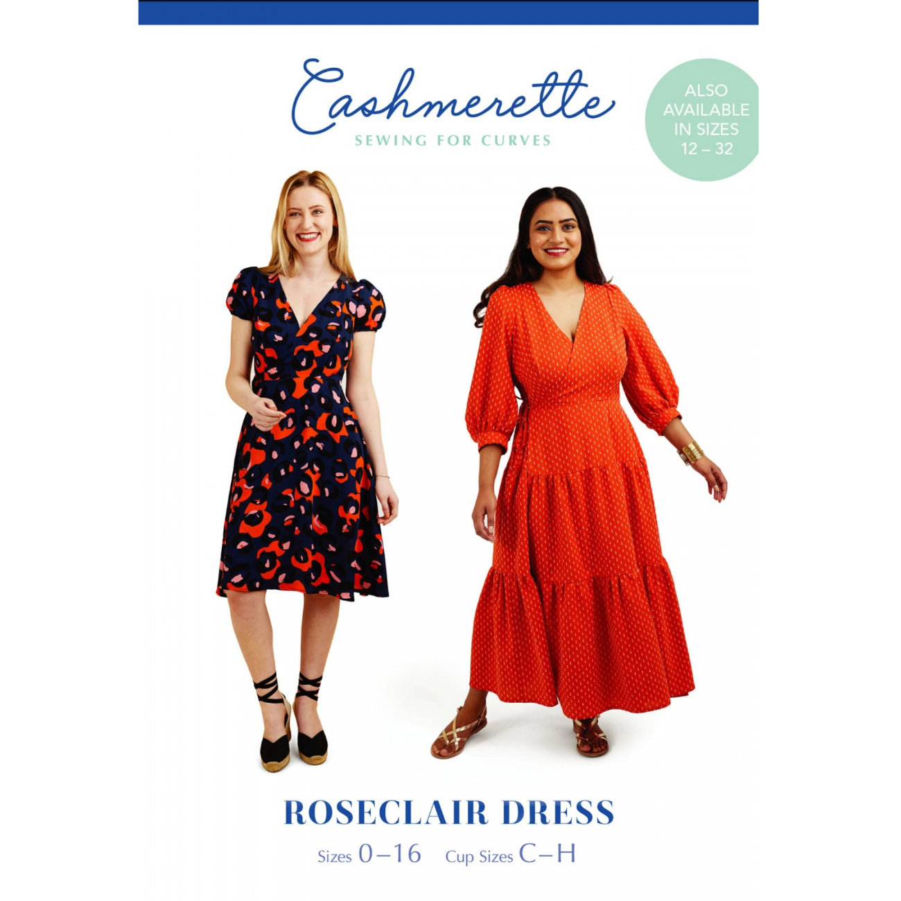 Roseclair Dress - size 0 - 16 - By Cashmerette