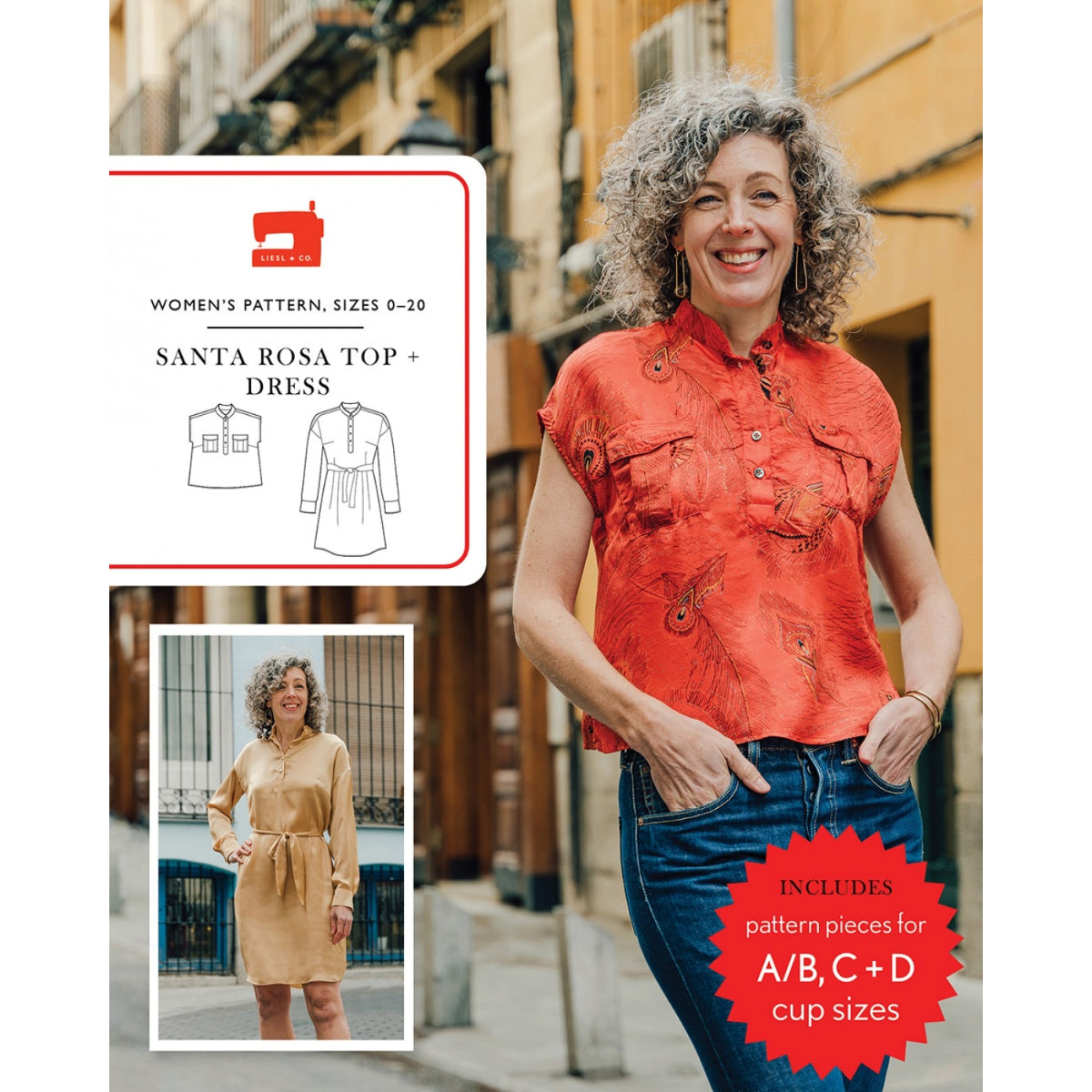 Liesl + Co - Santa Rosa Top & Dress Sewing Pattern