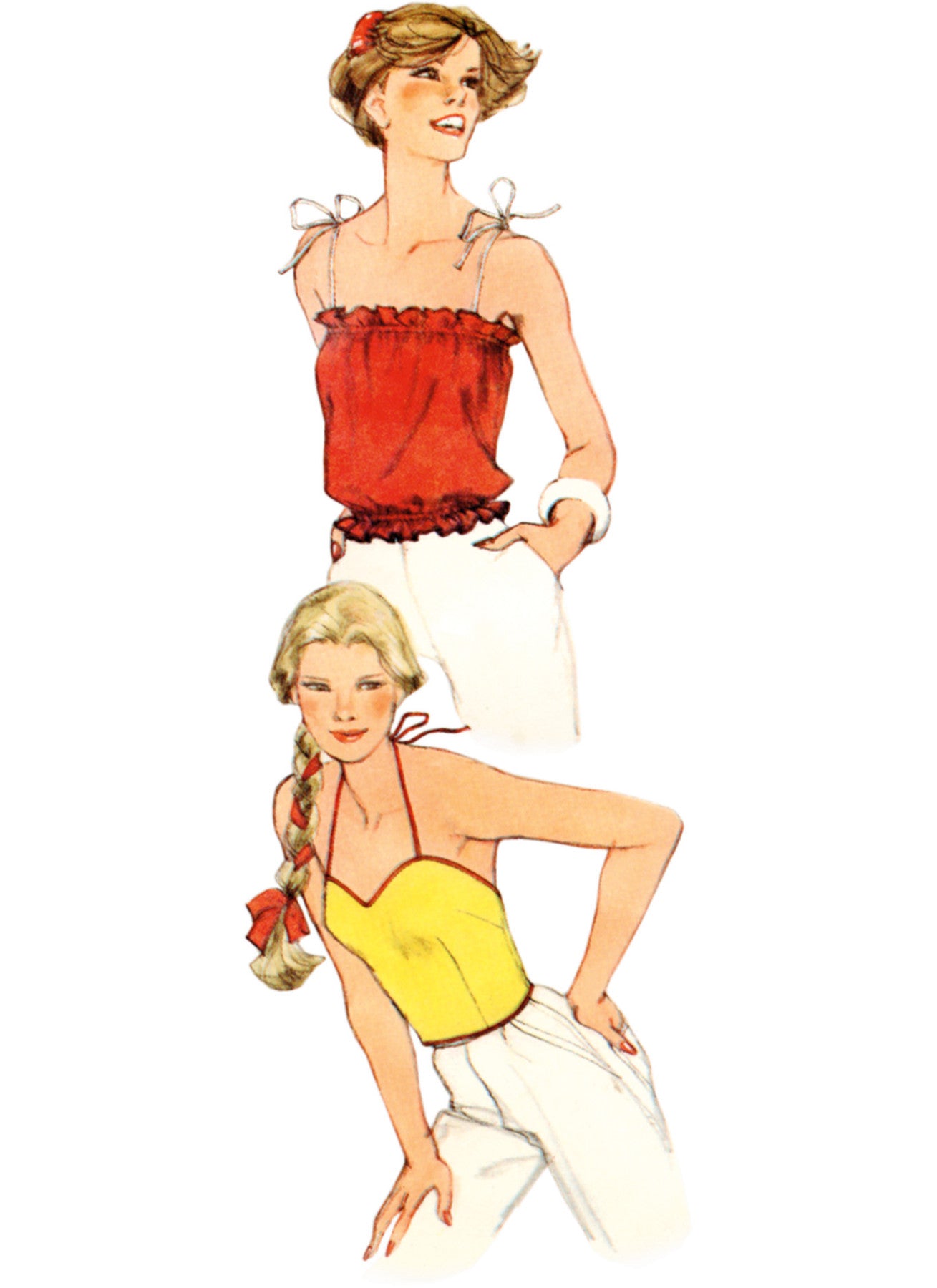 Simplicity - S9966 1980s Misses' Tops