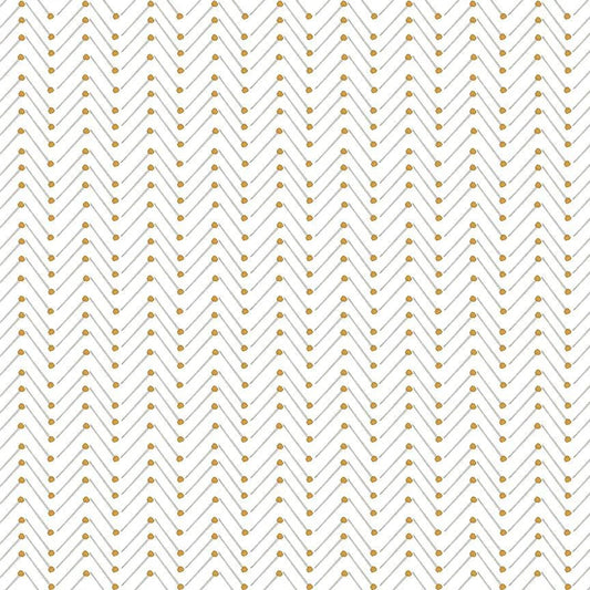 Pins - White - Cotton Fabric