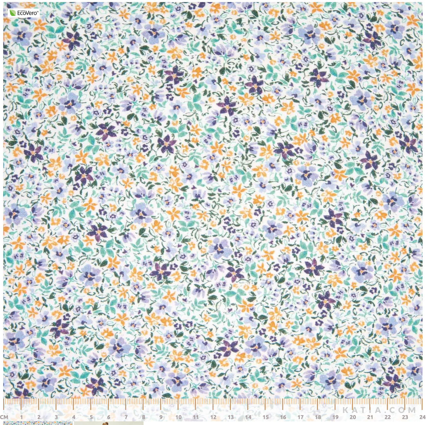 Lavender Flowers - EcoViscose - Ecovero Viscose