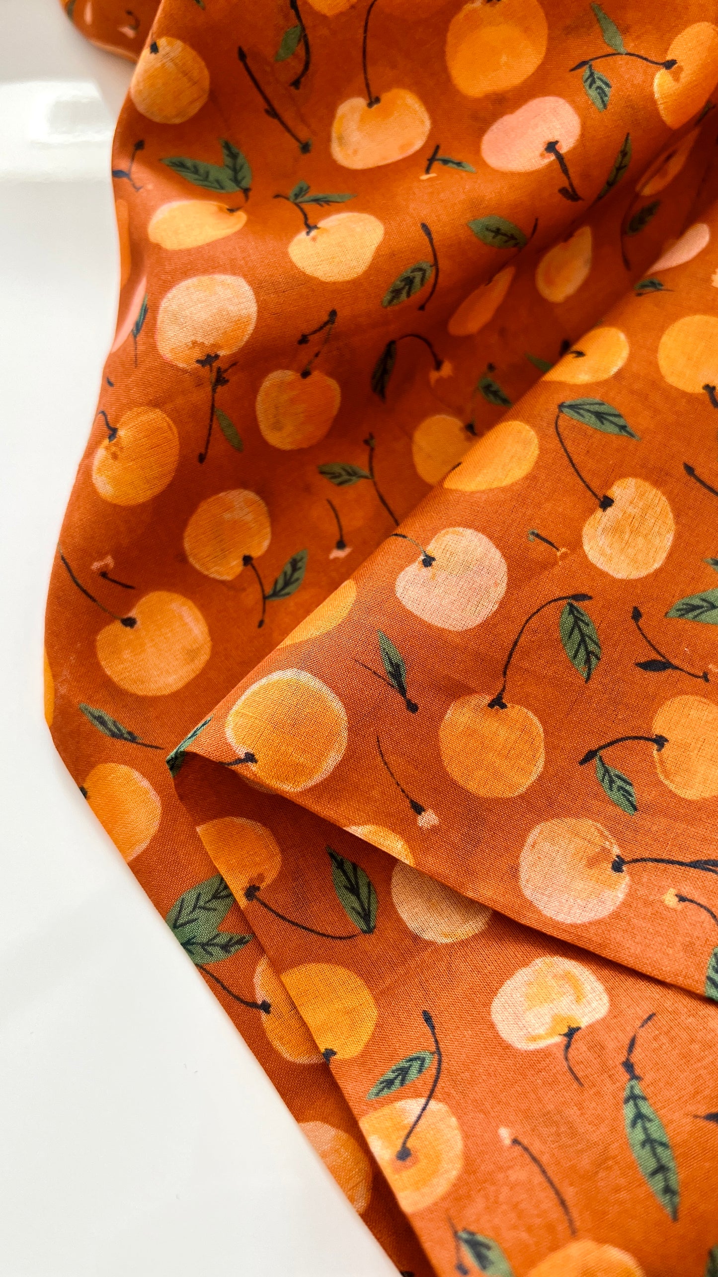 15" Remnant - Royal Ann - Sunday - Organic Cotton Batiste