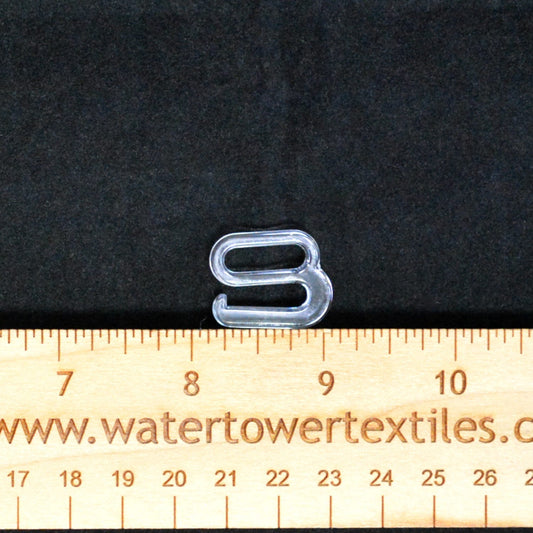 Swim Hooks, 5/8″ Clear Plastic – Set of 4