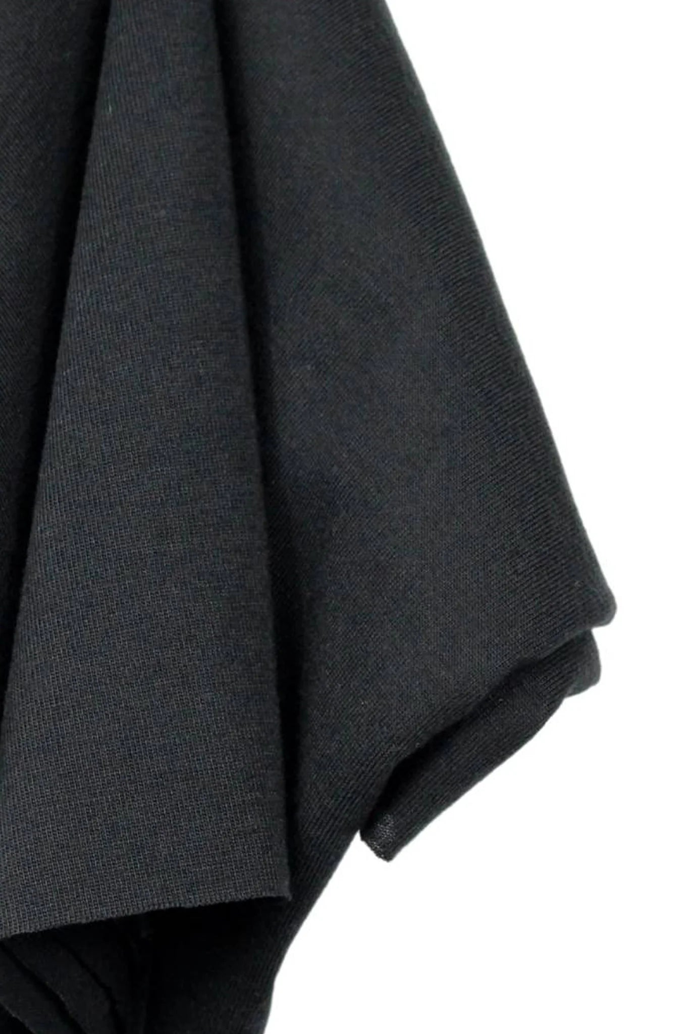 53" Remnant - Recycled Poly Spun Jersey - Black - UPF 50+ - Deadstock