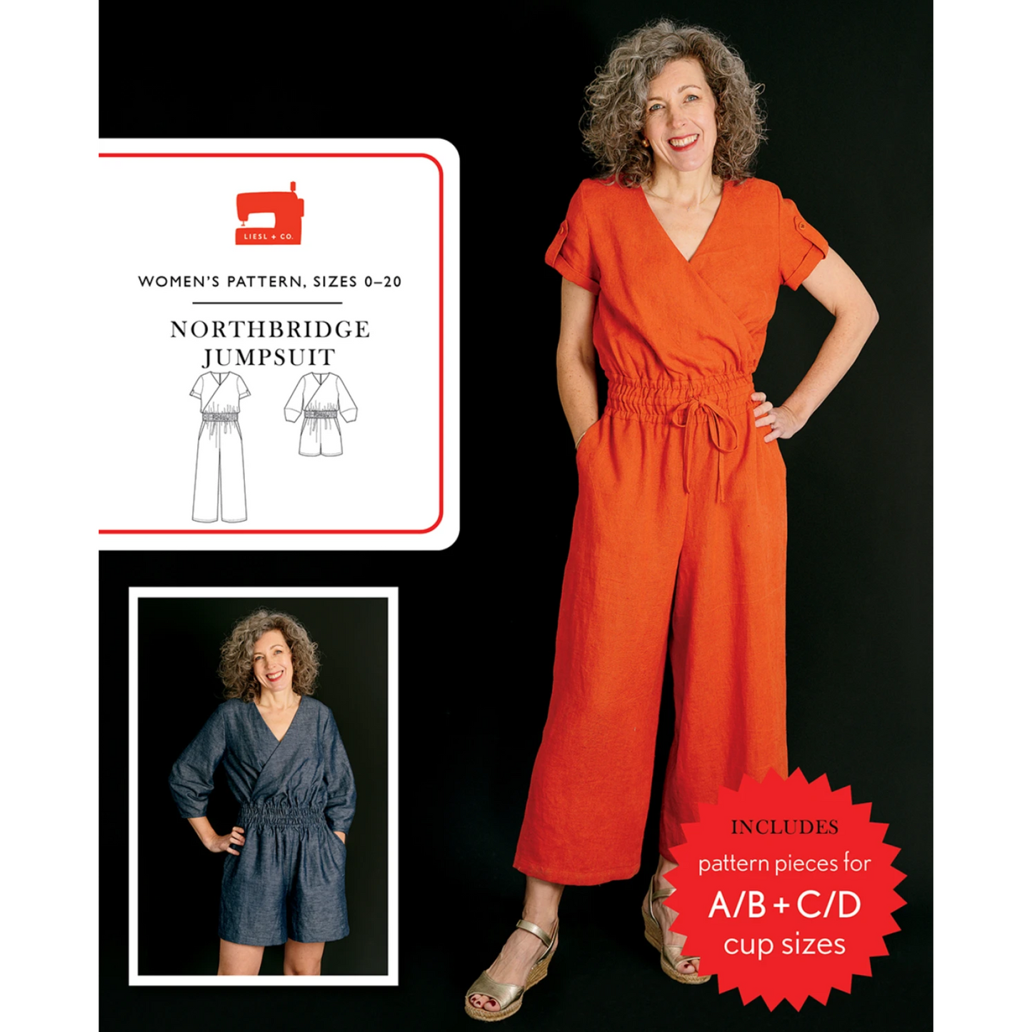 Liesl + Co - Northbridge Jumpsuit Sewing Pattern