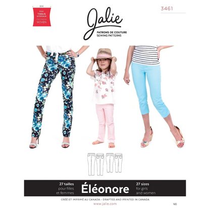 Jalie - 3461 - ÉLÉONORE Pull-On Jeans
