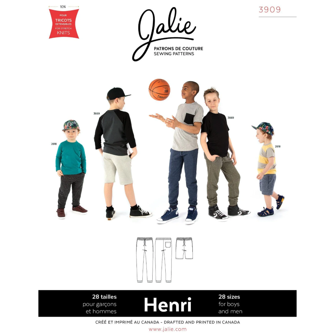 Jalie - 3909 - HENRI Joggers and Shorts