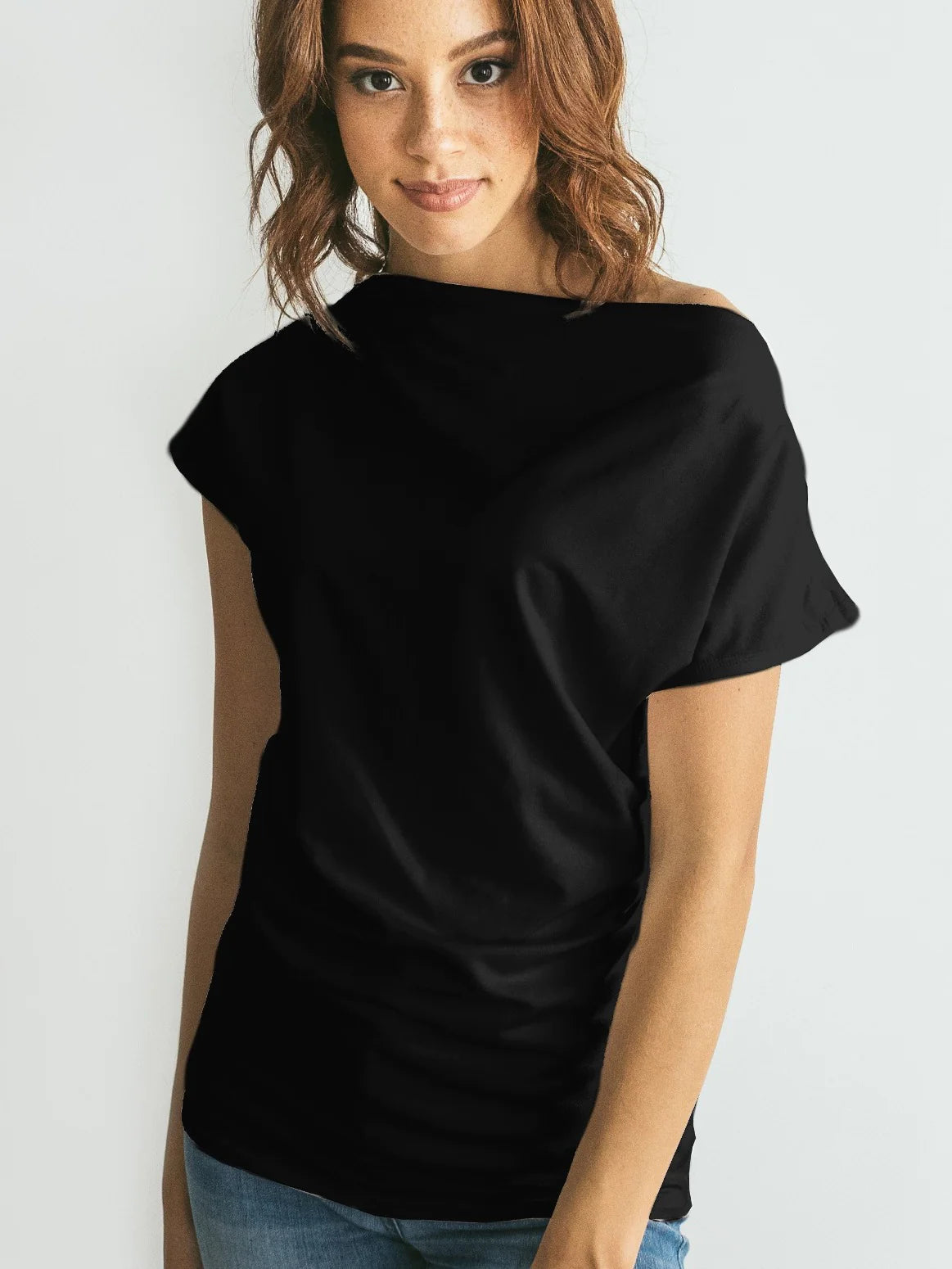 16" Remnant - Ecovero Viscose Spandex Jersey - Black