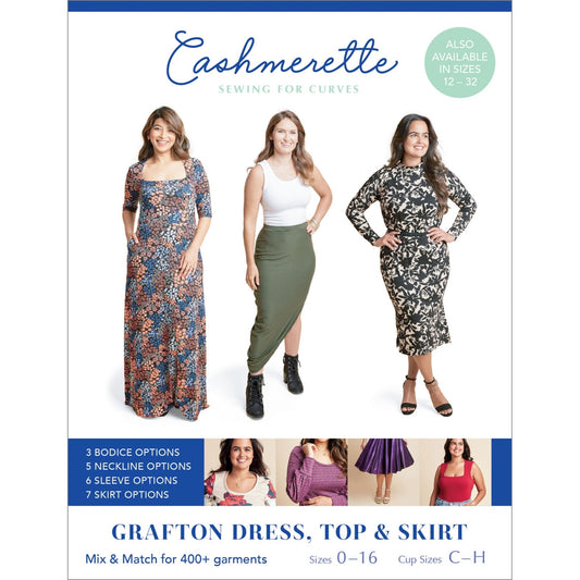 Grafton Dress - By Cashmerette - sizes 0 - 16
