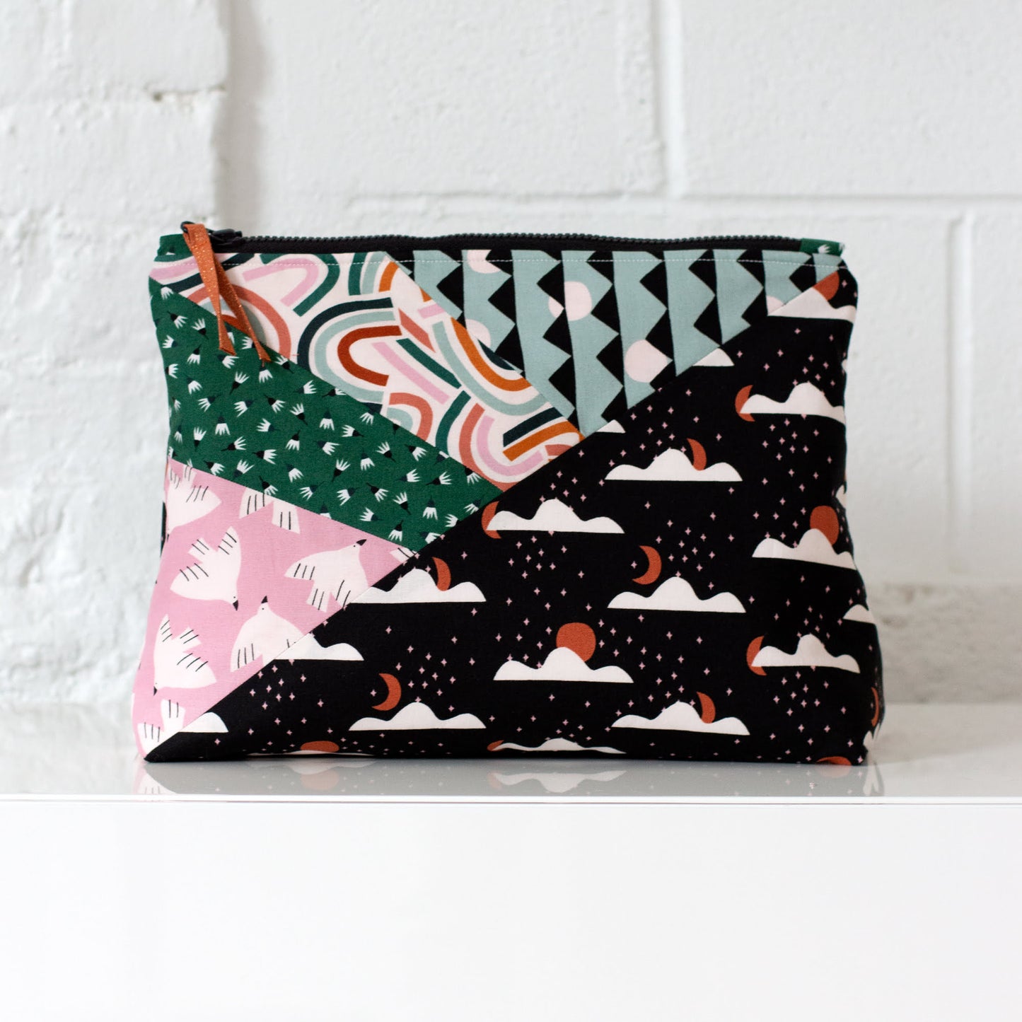 9" Remnant - Afterglow - Easy Weekend - GOTS Organic Cotton
