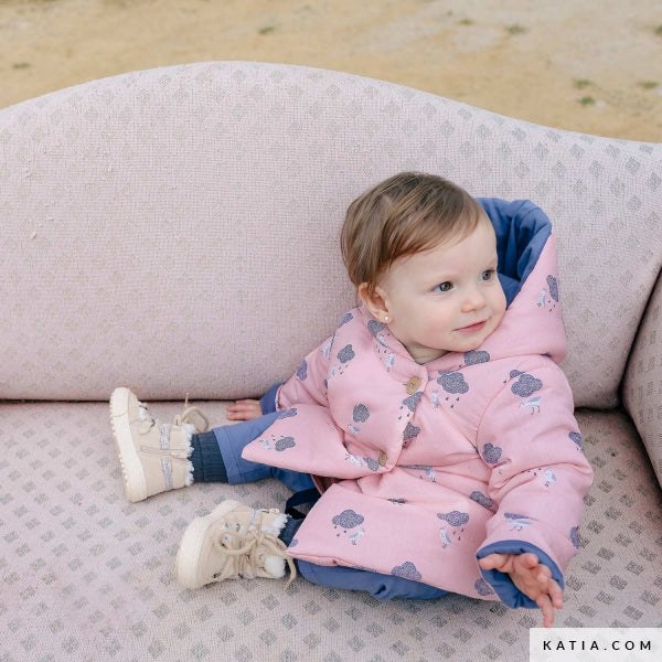 Birds in the Rain - Cotton Poplin