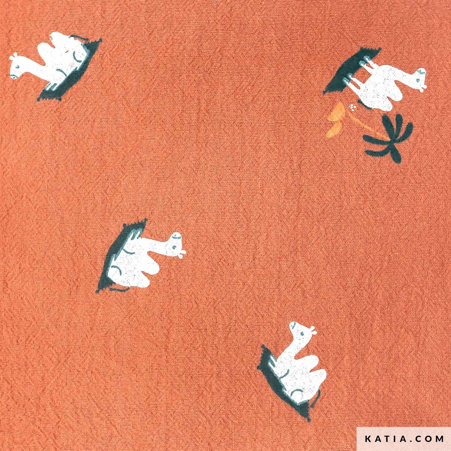 52" Remnant - Aladdin's Carpet - Rust - Rustic Cotton