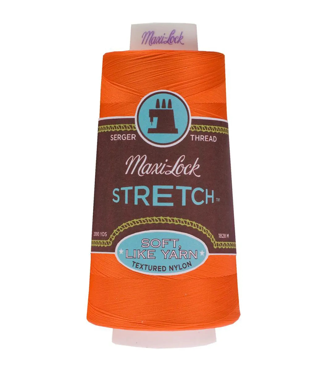 Maxi-lock Serger Stretch Thread Polyester 35wt Thread - 2000 yards each - Toboggan