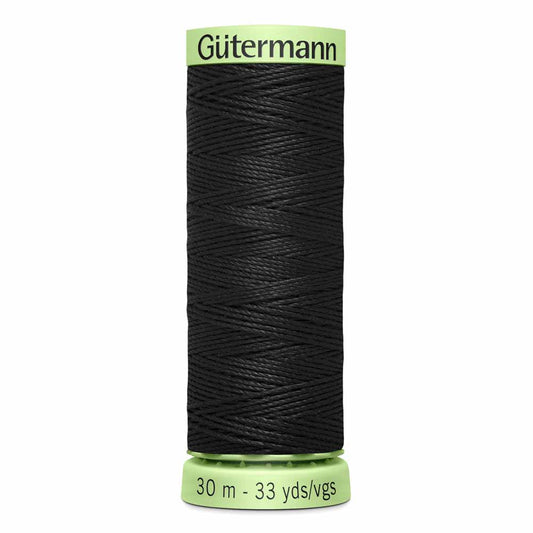 Gütermann Heavy-Duty/Top Stitch Thread 30m - Black - Riverside Fabrics