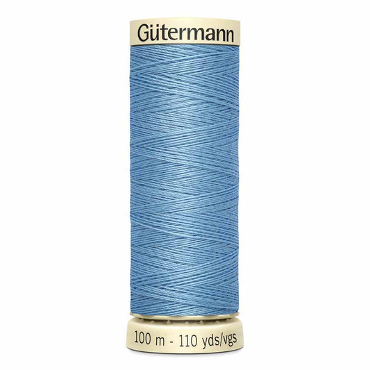 Gütermann Sew-All Thread 100m - Copen Blue Col. 227 - Riverside Fabrics