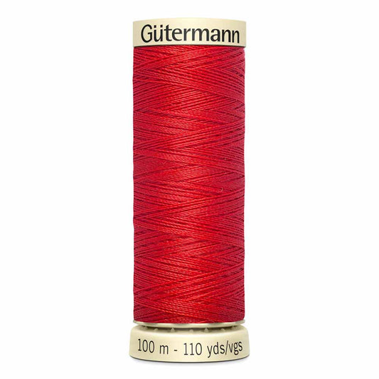 Gütermann Sew-All Thread 100m - Flame Red Col. 405 - Riverside Fabrics