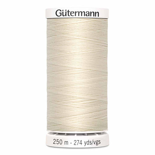 Gütermann Sew-All Thread 250m - Eggshell Col.22