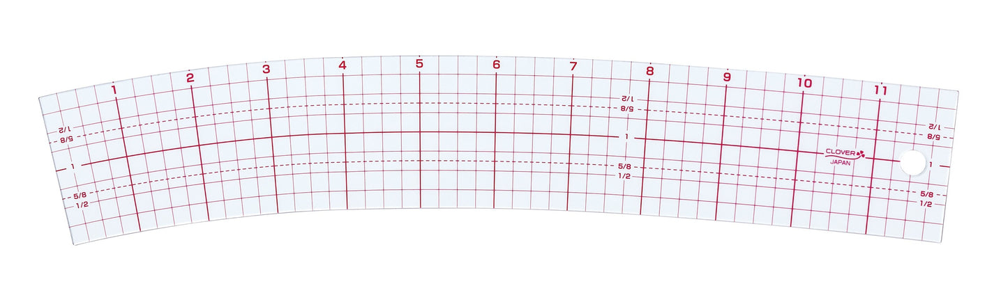 Clover - Curve Ruler Set - French Curve, Hip Curve, and Mini Ruler