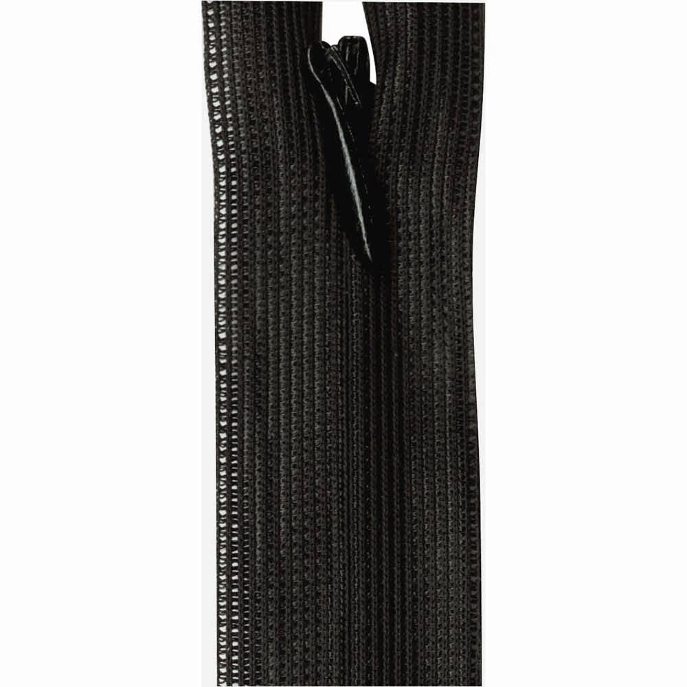 Invisible Closed End Zipper 60cm 24 Black