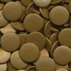 KamSnaps Plastic Snaps Size 20 Gold Matte B11 Package of 25 Sets