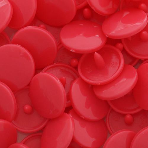 KamSnaps Plastic Snaps Size 20 - B33 Azalea Pink - Glossy - Package of 20 Sets