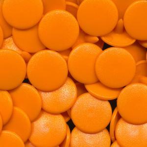KamSnaps Plastic Snaps B40 Pumpkin Size 20 Matte - Package of 25 Sets