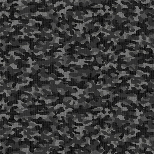 Silver Camo Blender - Cotton Fabric
