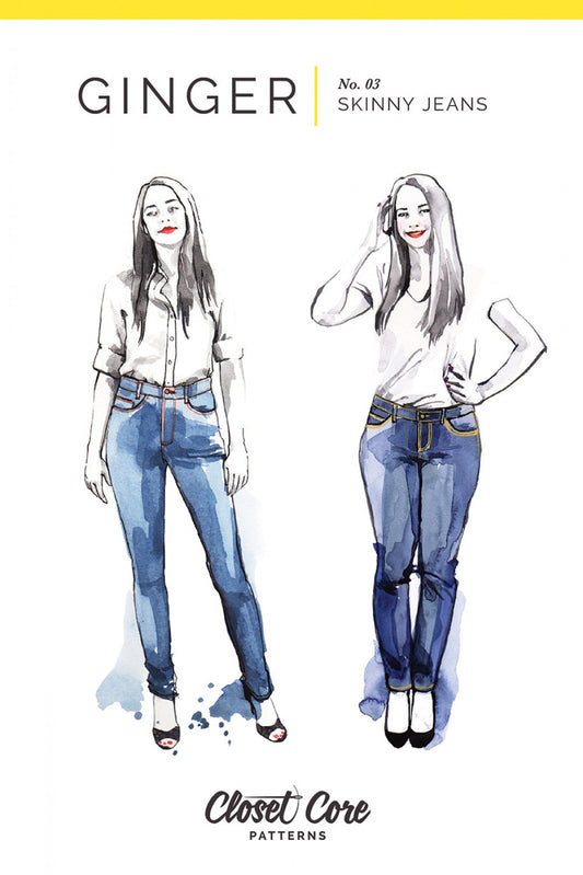 Ginger Skinny Jeans - By Closet Core Patterns