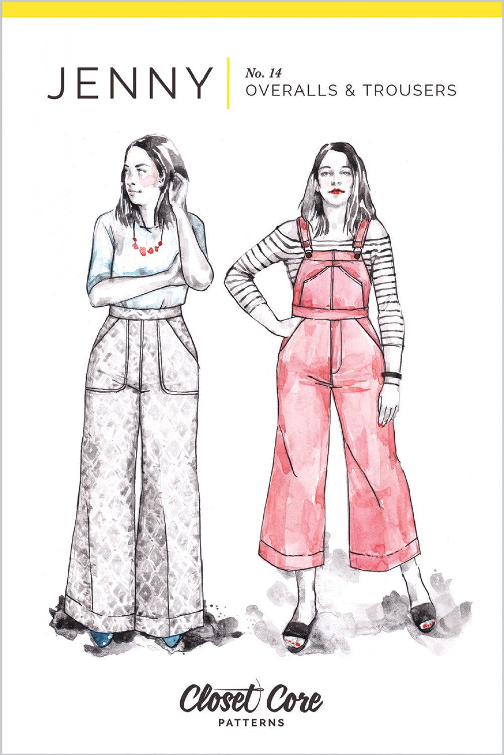 Jenny Overalls and Trousers - By Closet Core Patterns