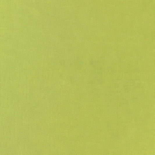 Silky Cotton Solids Japanese Quilting Fabric - Wasabi Green