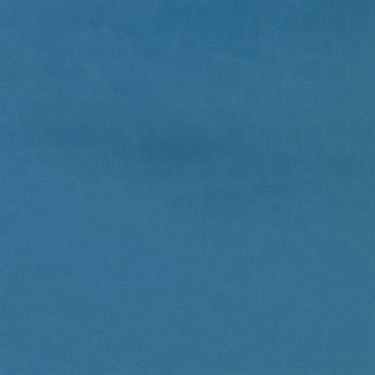 Silky Cotton Solids Japanese Quilting Fabric - Teal - Blue