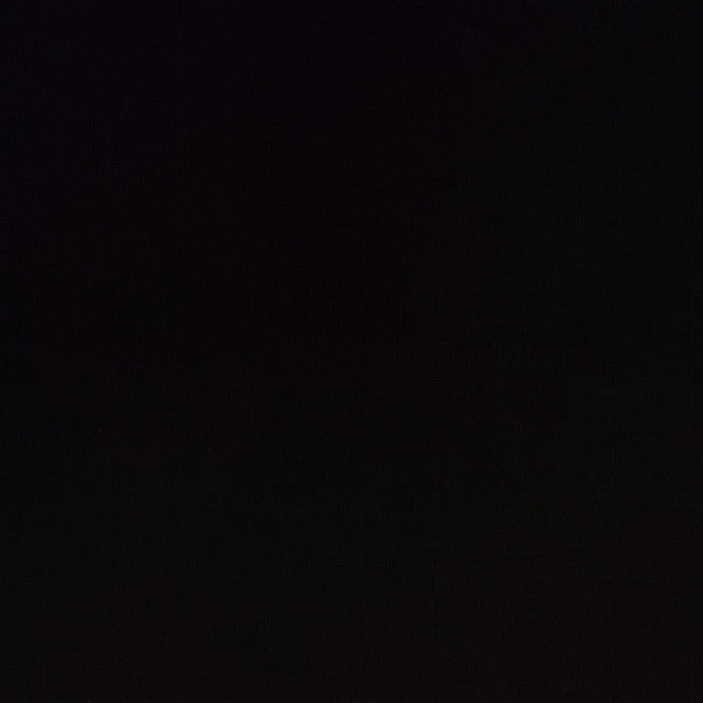 Silky Cotton Solids Japanese Quilting Fabric - Jet Black