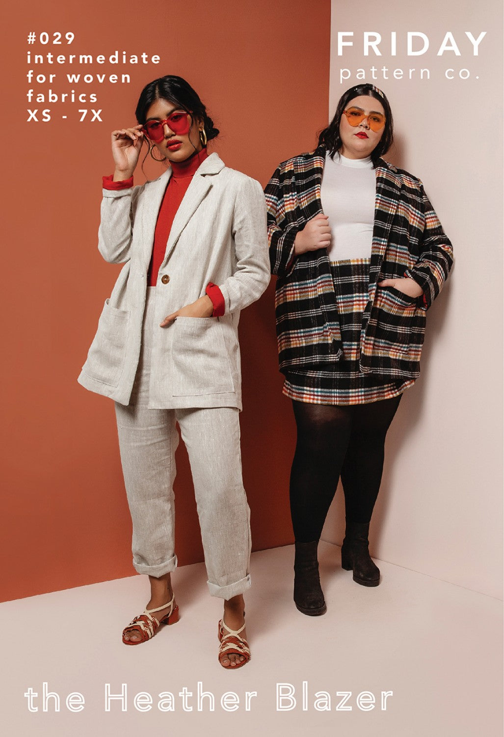 Heather Blazer / Jacket Pattern - By Friday Pattern Co