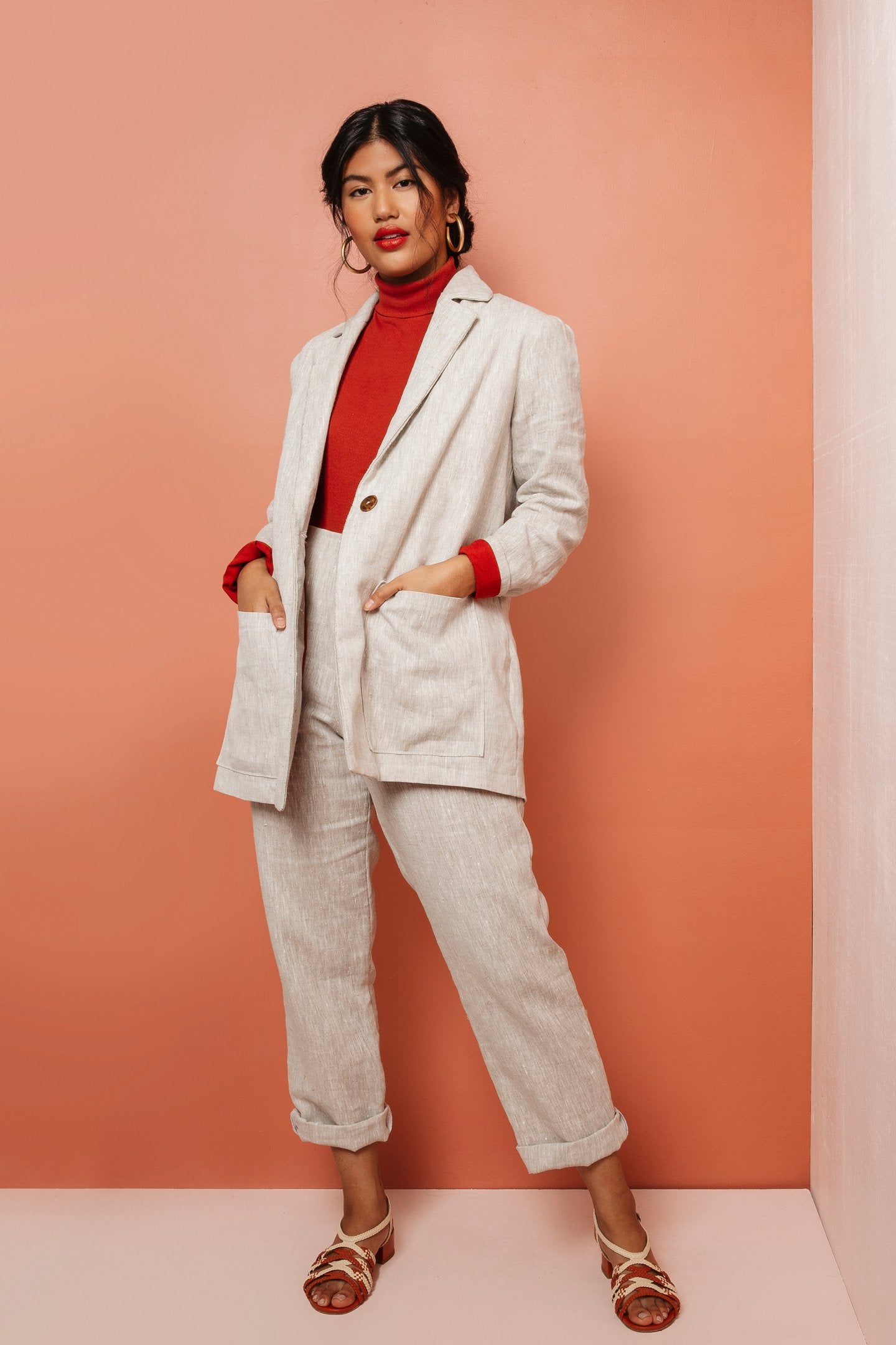 Heather Blazer / Jacket Pattern - By Friday Pattern Co