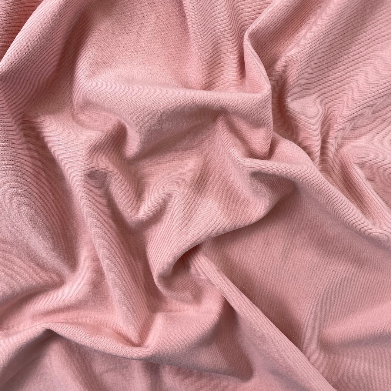 TENCEL™ Lyocell Organic Cotton Brushed Stretch Sweatshirt Fleece - Mellow Rose