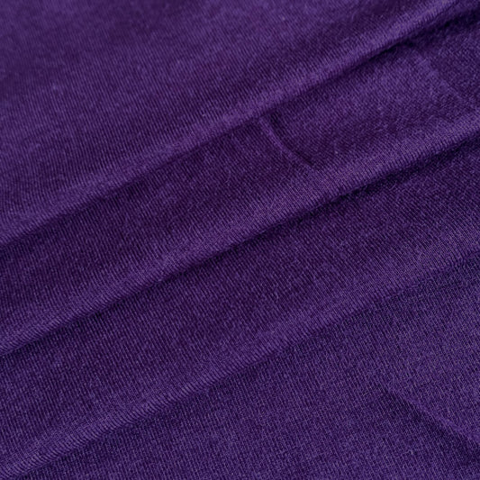 Bamboo/Cotton Stretch Jersey - Plum Purple