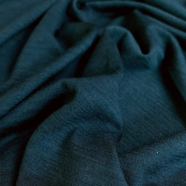 Superfine Merino Wool Jersey - Moroccan Blue – Riverside Fabrics