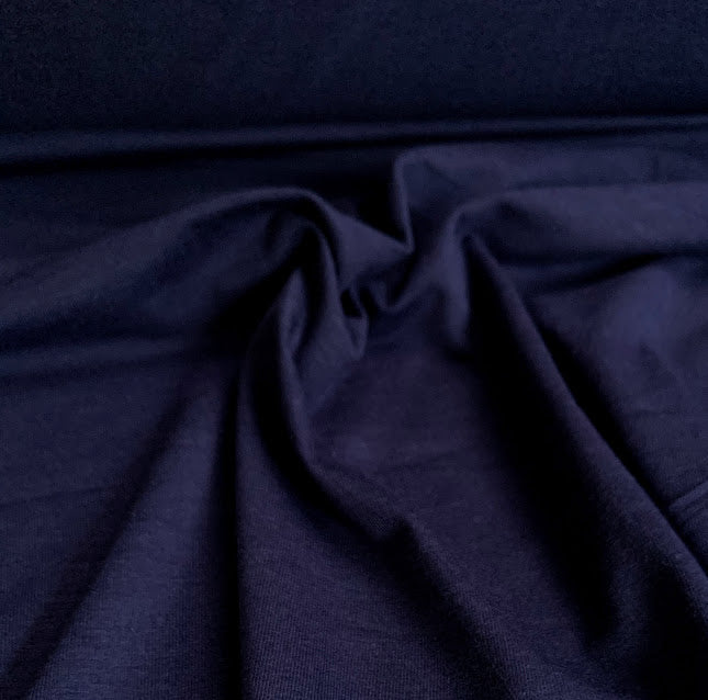 Bamboo/Cotton Stretch Jersey Knit - Rich Blue