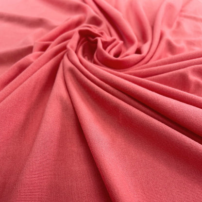 Bamboo Stretch Jersey Knit - Bubblegum Pink - Deadstock - 250gsm - UPF50
