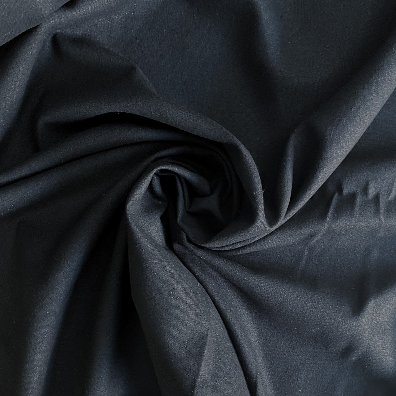 Silk Noil - Black - Raw Silk - 35 Momme - 35mm – Riverside Fabrics