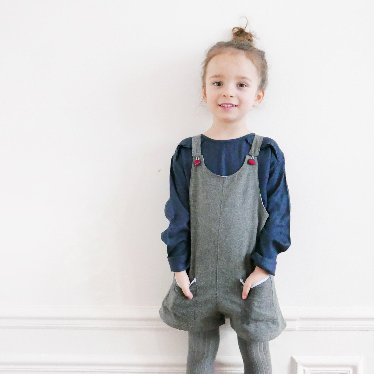 Ikatee - LONDON Short Overalls & Dress - Babies 6 months-4Y - Paper Sewing Pattern