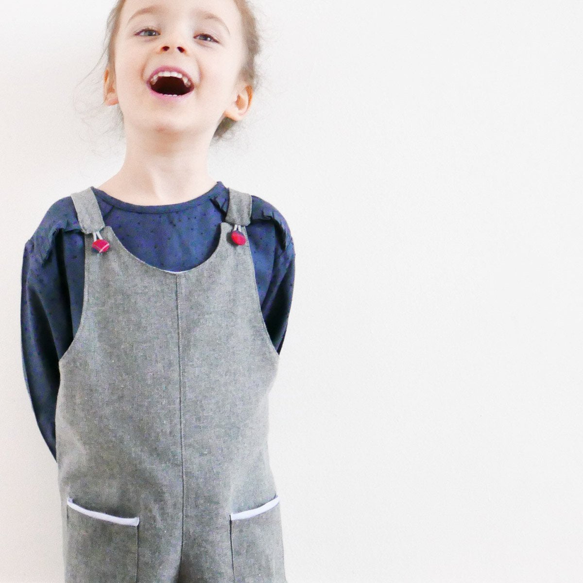 Ikatee - LONDON Short Overalls & Dress - Babies 6 months-4Y - Paper Sewing Pattern