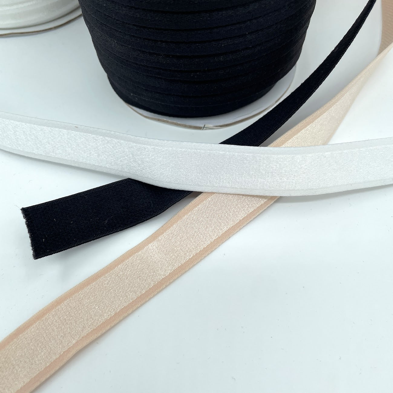 Bra Strap Elastic - 20mm (3/4") - 3 Colours